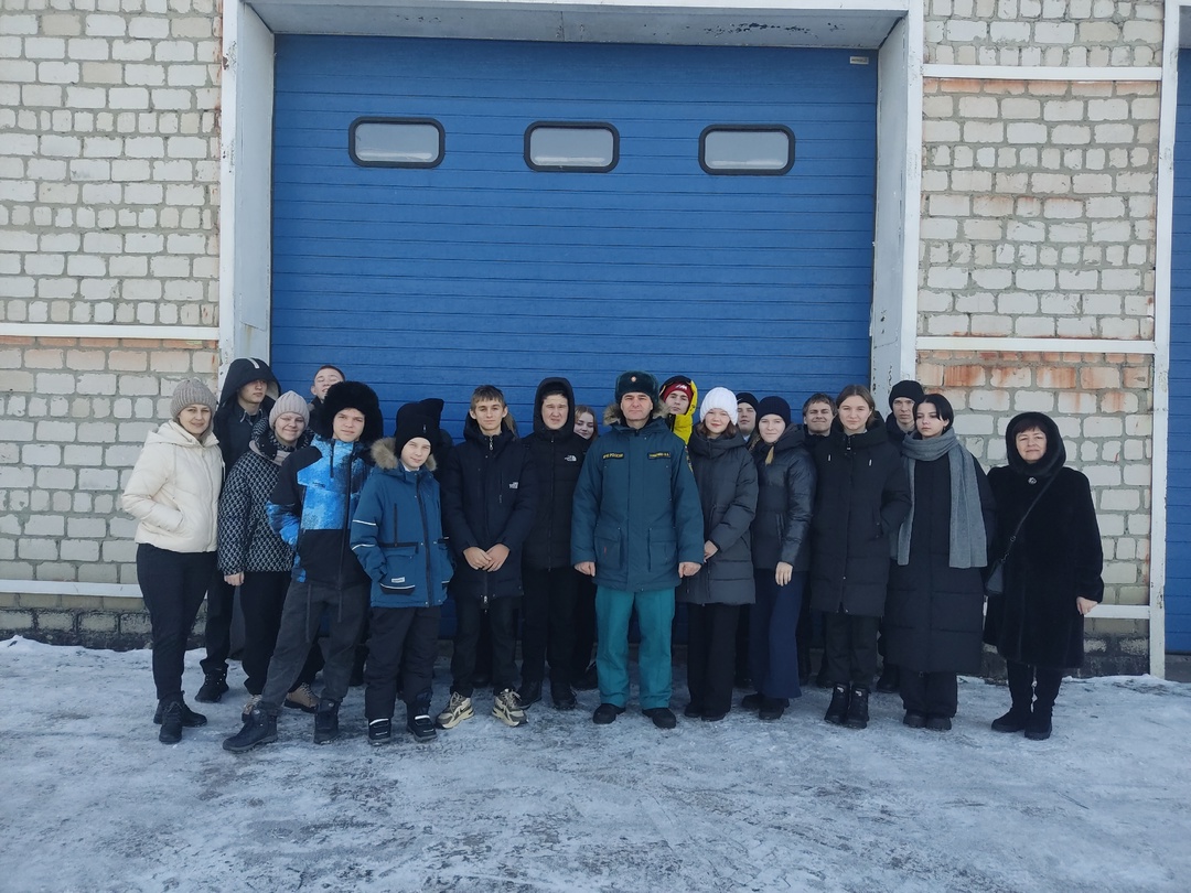 Профориентационная экскурсия в пожарную часть.